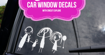 Custom Window Decal Using Your Child's Artwork!
