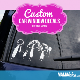 Custom Window Decal Using Your Child's Artwork!